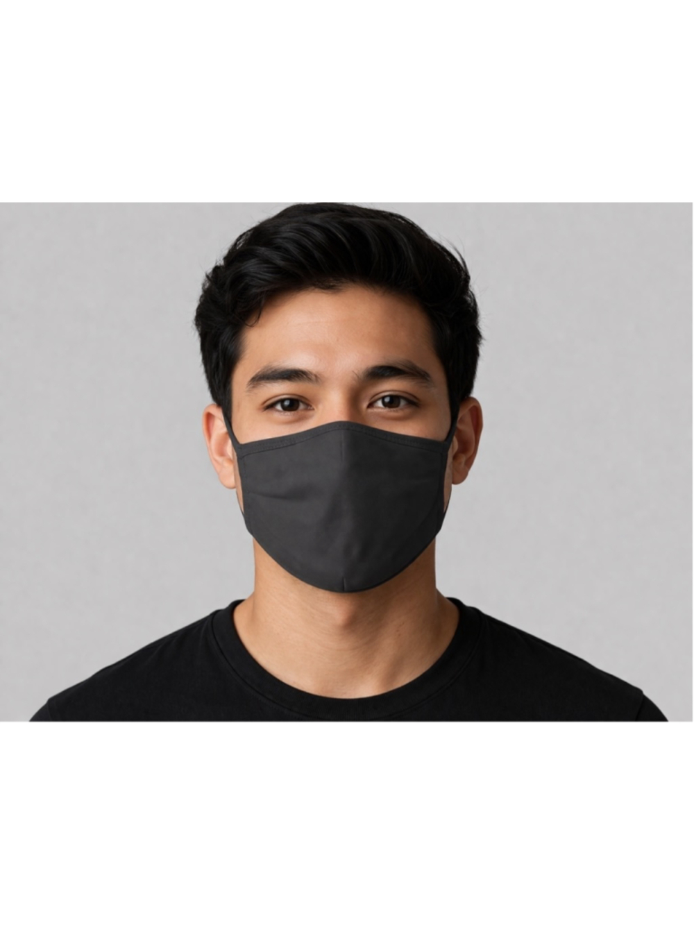 100 Black Reusable Face Masks